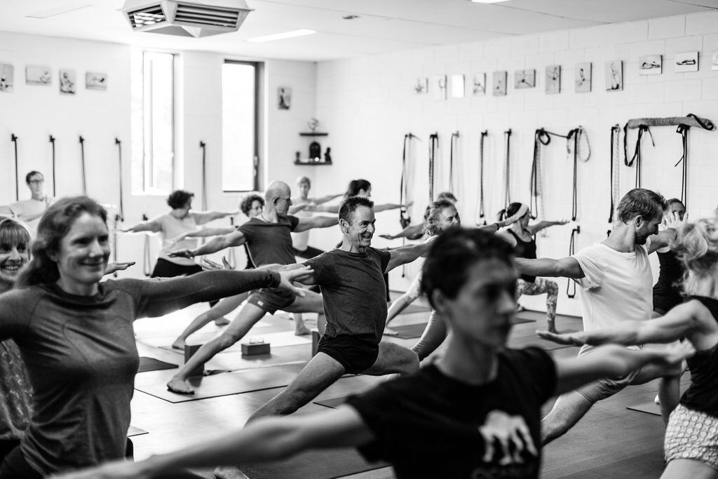 Morning intensive yoga event Yoga West iyengar yoga